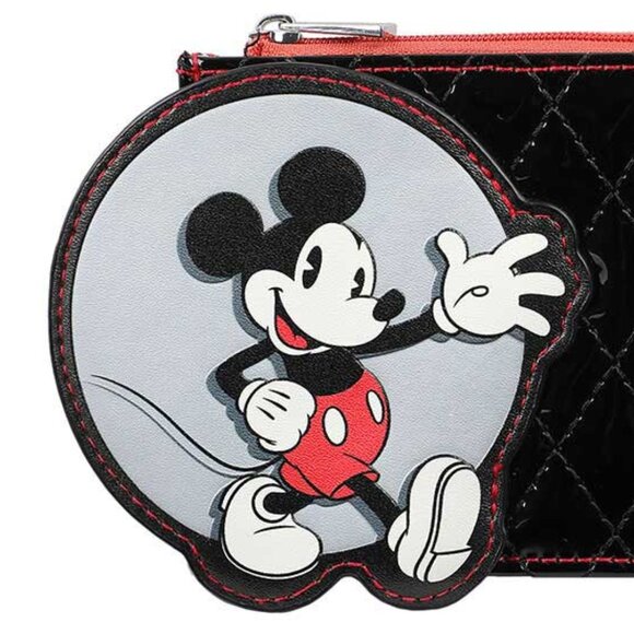 NWT Disney Mickey Mouse Quilted Card Wallet - Picture 6 of 8